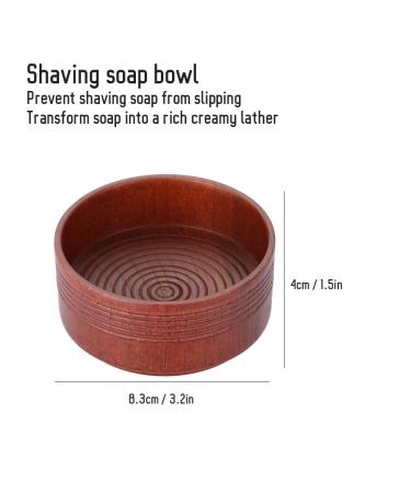 Natural Wood Shaving Soap - Eco-Friendly Bowl & Brush for Perfect Shaves - Buy Online on SooperMarket.com