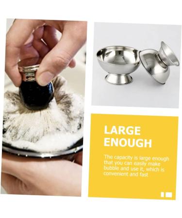 Angoily High Impact Shell Shaving Cup - Rustproof Steel Shaving Bowl for Men | Reusable & Ideal Gift for Households - Buy Online on SooperMarket.com