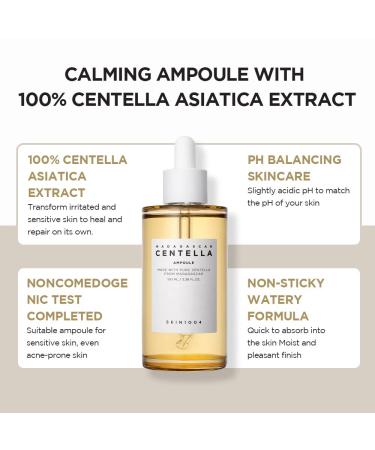 SKIN1004 Madagascar Centella Asiatica Ampoule Facial Serum - 3.38 fl.oz (100ml) - Buy Online on SooperMarket.com