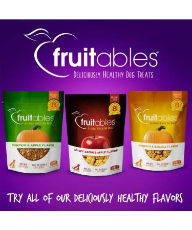 Fruitables Baked Dog Treats - Healthy Pumpkin & Blueberry Snacks | Low-Calorie, Wheat, Corn & Soy Free | 7 Oz - Buy Online on SooperMarket.com