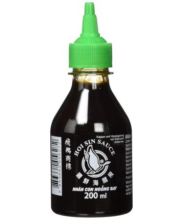 FLYING GOOSE Hoi Sin Sauce - spicy green cap strong seasoning sauce from Thailand 1 pack (1 x 200 ml)