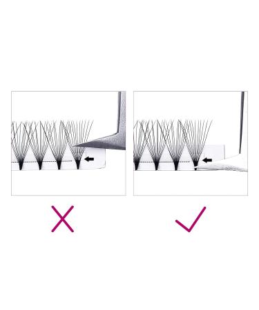 Buy 12D Volume Eyelashes - D Curl 0.07mm 11mm | Premium Artificial Eyelash Extensions for Effortless Glam - Buy Online on SooperMarket.com