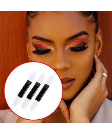 100 Pcs Eyeshadow Sponge Applicators - Double-Ended Makeup Brushes for Face & Eyes | Disposable Beauty Sponges for Travel - Perfect for Women - Buy Online on SooperMarket.com