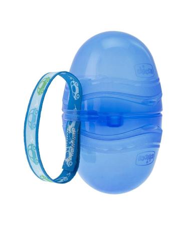 Chicco pacifier box for 2 blue Blue 2 pieces (1 pack)