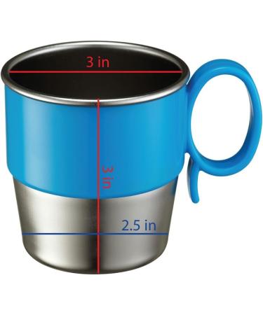 Innobaby Din Din SMART Stainless Steel Cup 9oz (Blue (2 Pack)) - Buy Online on SooperMarket.com
