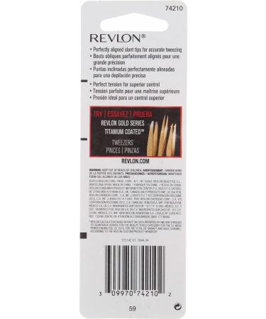 Revlon Expert Tweezer Slant Tip 5-Pack - Precision Slant Tweezers - Buy Online on SooperMarket.com