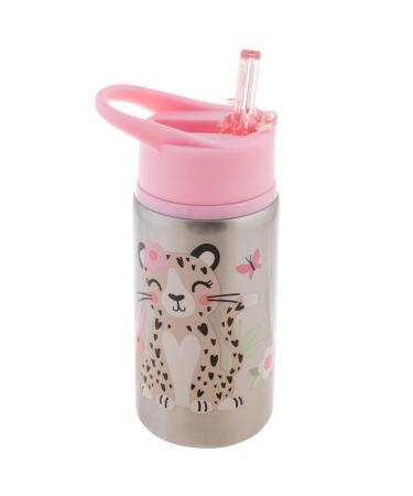 Stephen Joseph Stainless Steel Water Bottle  Leopard