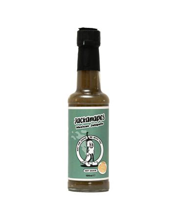 Mexican Hot Sauce by Jackanapes 150ml - Mild Mexican-Style Vegan Chilli Sauce Made with Jalape os and Lime Juice - Made in the UK