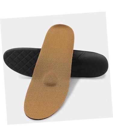 Orthopedic Tan Sneakers with Arch Support | 2 Pairs Insole Plantar Fasciitis Sports Shoes | Healeved Elastic Absorption Insoles - 25.5X8.2X2.3cm - Buy Online on SooperMarket.com