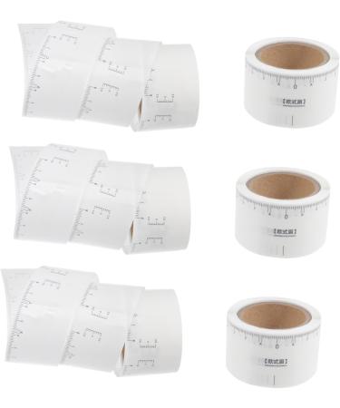 MAGICLULU 100 Pcs Eyebrow Measuring Tool Microblading Eyebrow Ruler Kit Make up White Supplies Paper - Buy Online on SooperMarket.com