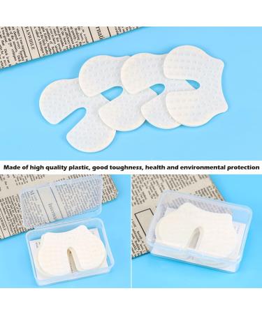 UPIQNG 4 Pcs Shot Pain Reducer Reusable Pain Relief Sheet Hurt Blocker Plastic Immunization Shooting Assist Shot Pain Blocks for Adults Kids White - Buy Online on SooperMarket.com