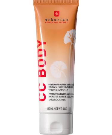 Erborian - CC Body - Perfecting Tinted Body Cream - Moisturizes Blurs Beautifies - Korean Cosmetic Treatment - Universal Shade - 120 ml
