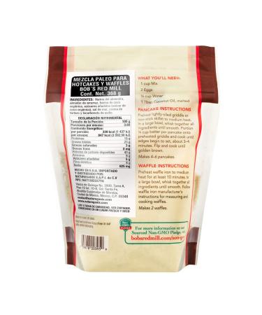 Bob's Red Mill Paleo Pancake & Waffle Mix | 13 Oz | Gluten-Free & Grain-Free - Buy Online on SooperMarket.com