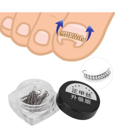 Ingrown Toe Wire Fixer 2 Box Fixer Toenail Correction Corrector Lifter Tool Nail Ingrowing Pedicure Care with 6 Sizes for Nail Toe Straighteners Recover Foot Care Men and Women - Buy Online on SooperMarket.com