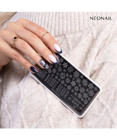 Neonail Stamping Plate 17 | Perfect Stencil & Nail Art Design | French Nails Stamp | Nail Art Schablone for Creative Nail Designs - Buy Online on SooperMarket.com