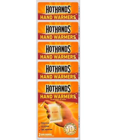 HotHands Hand Warmers, 10 count (5 pack with 2 warmers per pack)