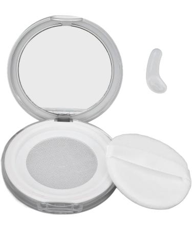 Flocking Powder Face Powder Powder Container Set Empty Preventative Leak Flocking Powder Puff Refillable Loose Compact Container HD Mirror Face Powder Compact With Mirror for Travel Cheeks - Buy Online on SooperMarket.com
