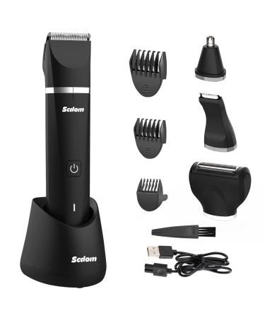 Intimate razor men scdom body groomer men with USB charging station for bar pubic ball beard nose.Exchange ceramic blade heads Wet/Dry Waterproof Cordless Razor Intimate area men