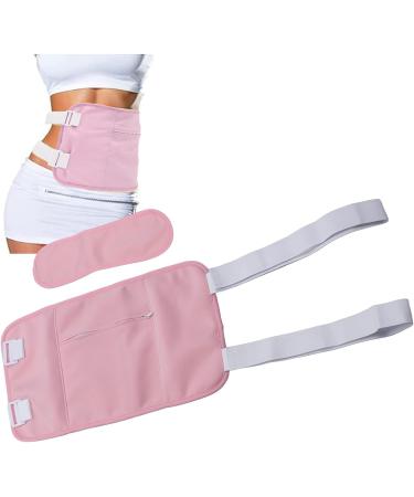 Premium Reusable Castor Oil Pack for Liver Detox | Soft Washable Design with Adjustable Straps - Perfect for Sleep (Pink) - Buy Online on SooperMarket.com