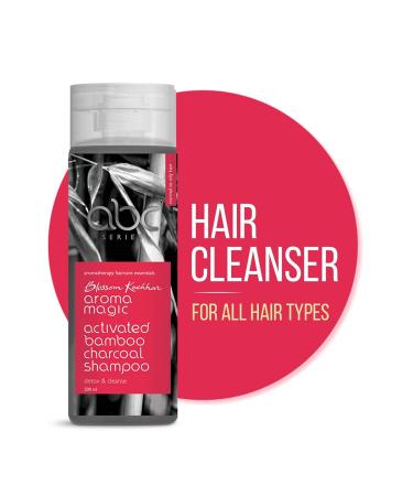 Aroma Magic Activated Bamboo Charcoal Shampoo | Clarifying Hair Cleanser with Aloe Vera | 6.76 Fl Oz (200ml) | Nourishing Scalp & Removes Build-Up | International Shipping Available - Buy Online on SooperMarket.com