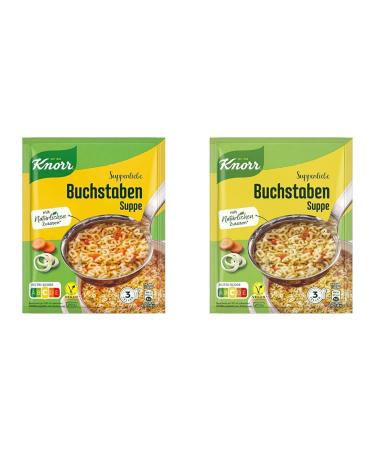 Knorr Soup Love Letter Soup delicious noodle soup with natural ingredients 3 plates (pack of 2) herbs 82 g (pack of 2)