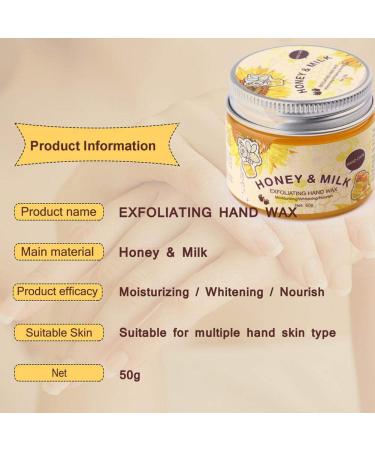 Milk & Honey Hand Care Mask - Exfoliating, Moisturizing & Whitening (50g) - Buy Online on SooperMarket.com