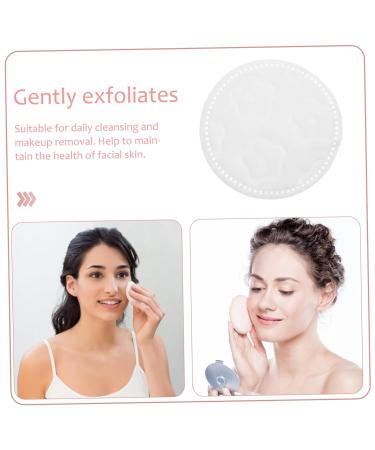 FRCOLOR 3pcs Round Cotton Makeup Remover Pads - Disposable Facial Wipes for Eyelash & Makeup Cleaning - Pure White Cotton Pads - Buy Online on SooperMarket.com