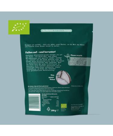 Nut Perfect Bio Coconut Chips - Organic Crispy Dried Coconut 100g | Intense Flavor & Sustainable Sourcing with Kleinb uer: Inside - Buy Online on SooperMarket.com