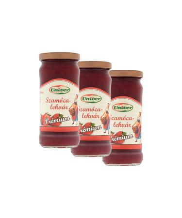 Univer Premium Hungarian Wild Strawberry Jam 300 g Pack of 3