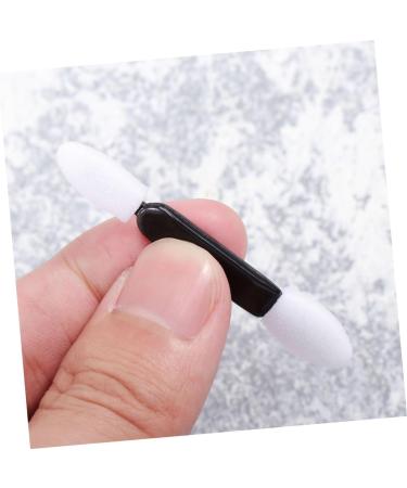 CIMAXIC 100pcs ladies suits EyeShadow Sponge Applicator eyeshadow brush kit Smudge brush Oval travel Patcher M White - Buy Online on SooperMarket.com