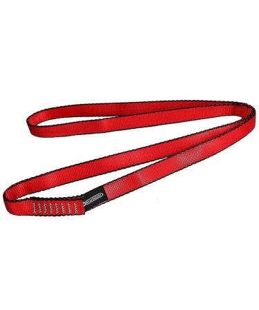 NewDoar 16mm Nylon Sling Runners 23kN Rock Climbing Loop Lightweight Yoga Slinging red 95"/240cm/3pcs