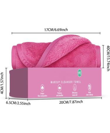 Facial Cleansing Towel - Reusable Facial Cleaner Towel | Portable Makeup Remover Tool Face Wash Cloth for Efficient Cleansing - Buy Online on SooperMarket.com