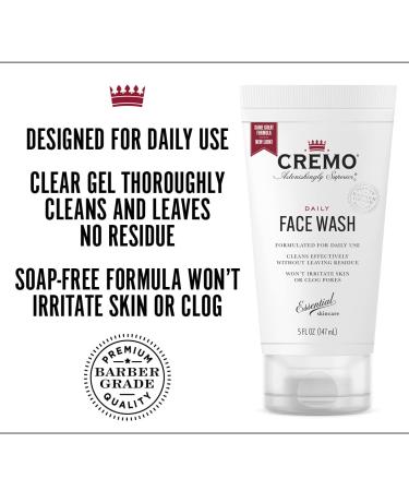 Cremo Daily Face Wash 5 fl oz | Gentle Cleanser for Refreshing Skin - Buy Online on SooperMarket.com