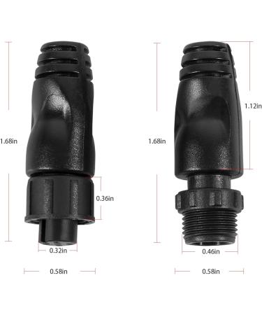 NMEA 2000 Male Female Terminators for Lowrance, Simrad, B&G, Navico, Garmin Networks - M12 5 Pin IP67F Waterproof - Buy Online on SooperMarket.com