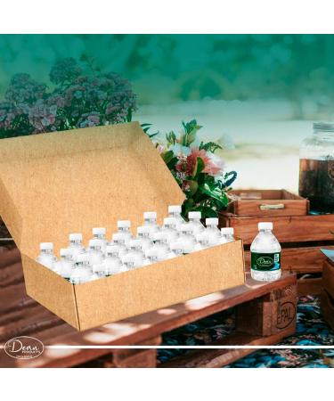 Dean Products Spring Water Bottles 24 Pack - Bottled Spring Water - Small 8 oz Mini Bottles - Bulk Pack - Buy Online on SooperMarket.com