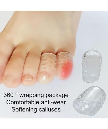 Wilitto Original Soft Gel Toe Protectors - 30pcs Transparent | Relief from Ingrown Toenails, Corns, Calluses, Blisters, Hammer Toes - Buy Online on SooperMarket.com