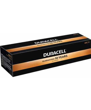 Duracell MN15P36 Standard Battery AA Alkaline PK36 Lighting 36 Count (Pack of 1) Black