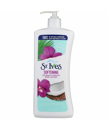 St. Ives Softening Body Lotion Coconut & Orchid 21 fl oz | Nourishing Moisturizer - Buy Online on SooperMarket.com