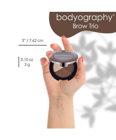 Bodyography Brow Trio Essential Powder - Define & Perfect Your Eyebrows | International Shipping Available - Buy Online on SooperMarket.com