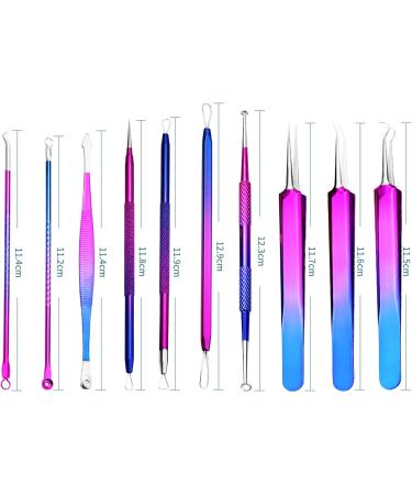 Layhou 10PCS Stainless steel Acne Removal Kit Blackhead Remover 10pcs Multicolor - Buy Online on SooperMarket.com