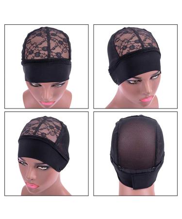 Wig Cap for Headband Wig - 2 PCS Lace Wig Grip Cap Set M(22-23in) - Wig Making Accessories - Buy Online on SooperMarket.com