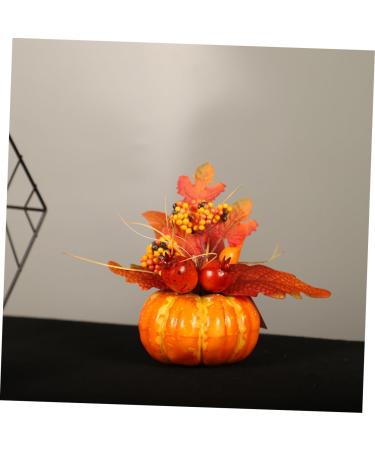 AOKWAWALIY 2pcs Pumpkin Ornaments Sunflower Ornament Simulation Halloween Pumpkin Realistic Pumpkin Photography Prop for Halloween Decor Simulation Pumpkin Household Potted Plant Foam - Buy Online on SooperMarket.com