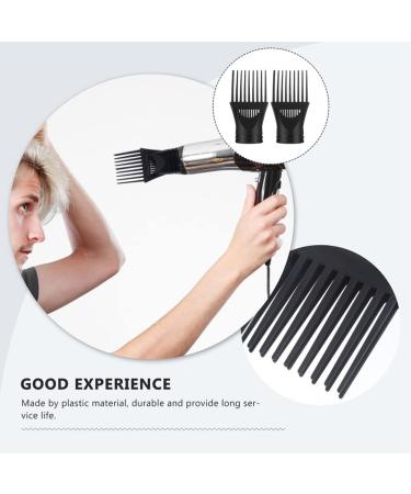 FRCOLOR 2pcs Blower Dryer Comb Attachment Hair Styling Accessories - Hair Dryer Concentrator Nozzle for Straightening Wavy Curly Hair - Buy Online on SooperMarket.com