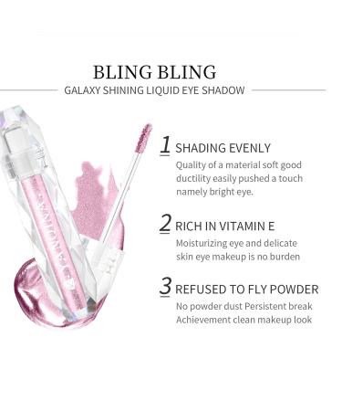 Buy Glitter Liquid Eyeshadow - Diamond Sequins Waterproof Highlighter Long-Lasting Eye Makeup in Brown - Shop Internationally - Buy Online on SooperMarket.com
