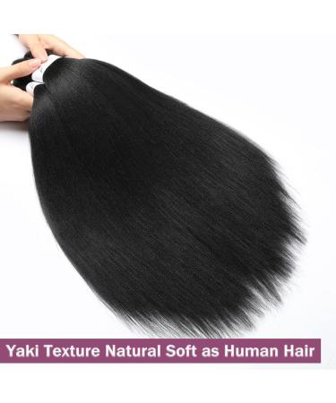 Pre stretched Braiding Hair 14 Inch 3Packs Black - Kanekalon Braiding Extensions - Buy Online on SooperMarket.com