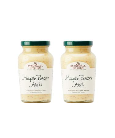 Stonewall Kitchen Maple Bacon Aioli, 10.25 oz (Pack of 2) Maple, Bacon 10.25 Ounce (Pack of 2)