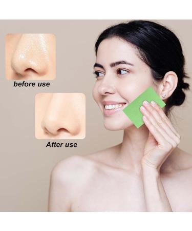 Rapidbok Blotting Paper - 200 Leaves Oil Control Sheets for Oily Skin Care | Green Face Oil Absorbing Towels - Buy Online on SooperMarket.com