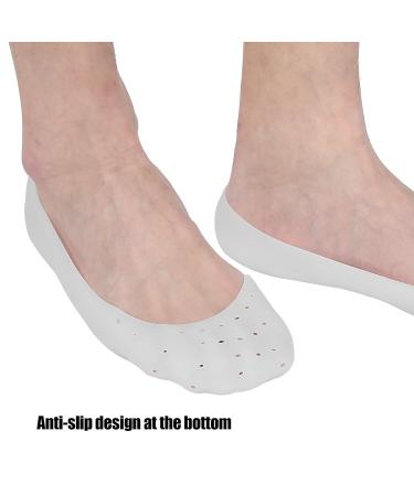 Buy Silicone Socks - Anti-Cracking Foot Protection & Moisturizing Gel Care - Soft Breathable & Comfortable (White Small) - Buy Online on SooperMarket.com
