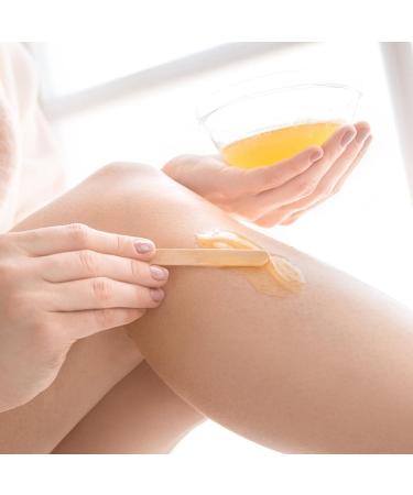 FRCOLOR 200 STK Wax Paper & Wooden Sticks for Hair Removal - Premium Waxing Strips & Stencils for Smooth Skin - Buy Online on SooperMarket.com