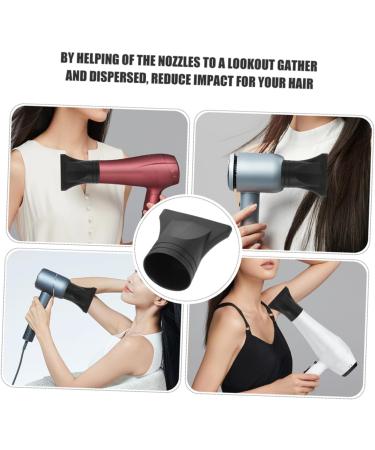 Gogogmee 4pcs Hair Dryer Accessories Hair Diffuser Attachment Narrow Concentrator Attachment Black Plastic - Buy Online on SooperMarket.com